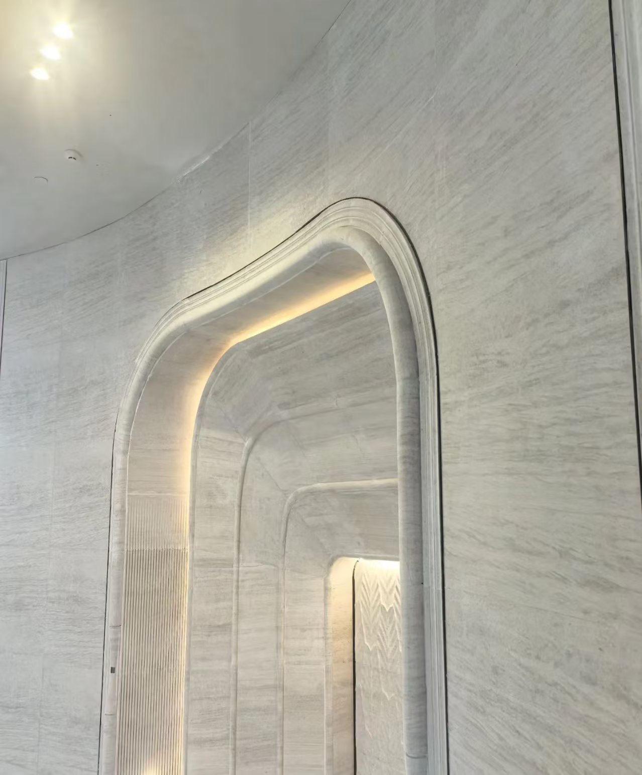 Arcos com iluminação integrada